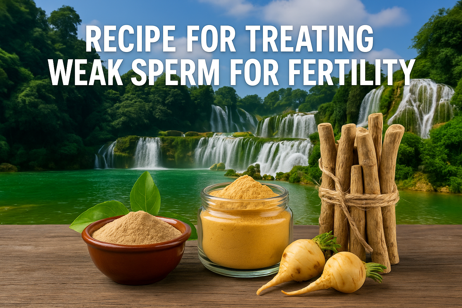 وصفة علاج ضعف الحيوانات المنوية (الإنجاب)