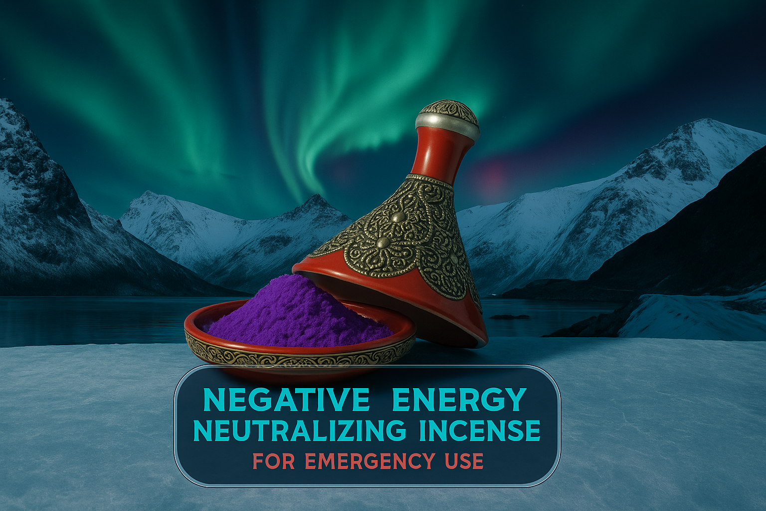 بخور إزالة الطاقة السلبية